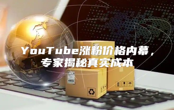 YouTube涨粉价格内幕，专家揭秘真实成本