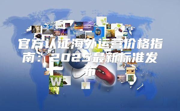 官方认证海外运营价格指南：2025最新标准发布