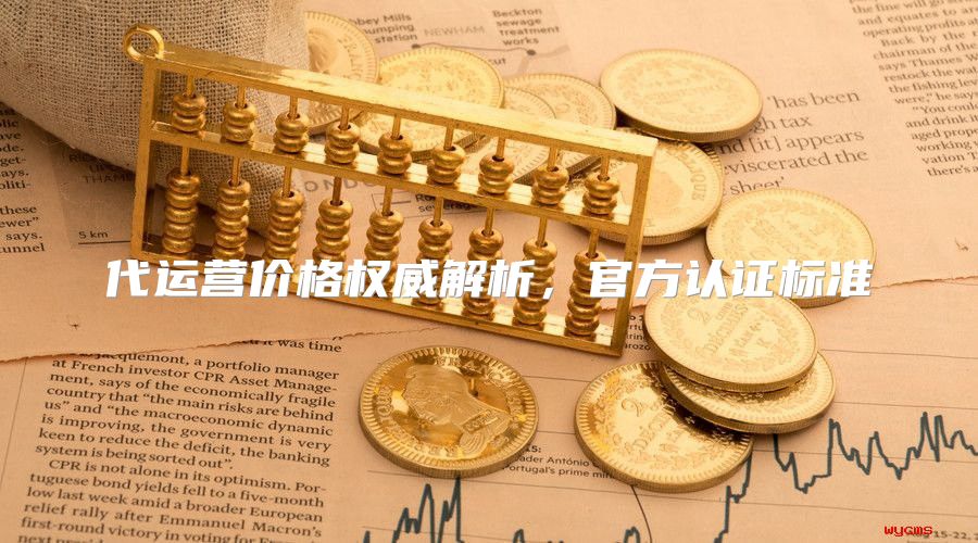 代运营价格权威解析，官方认证标准