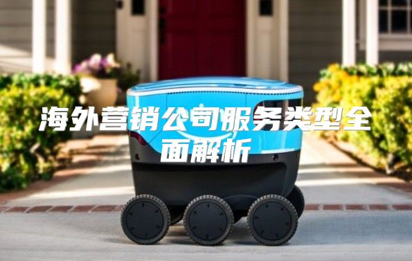 海外营销公司服务类型全面解析