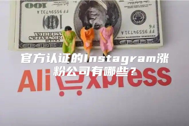 官方认证的Instagram涨粉公司有哪些？