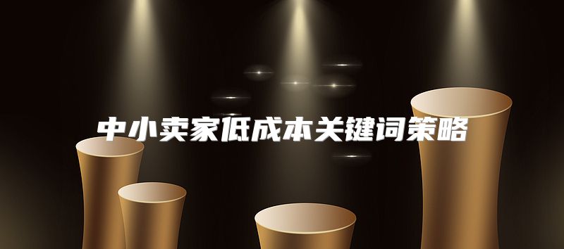 中小卖家低成本关键词策略